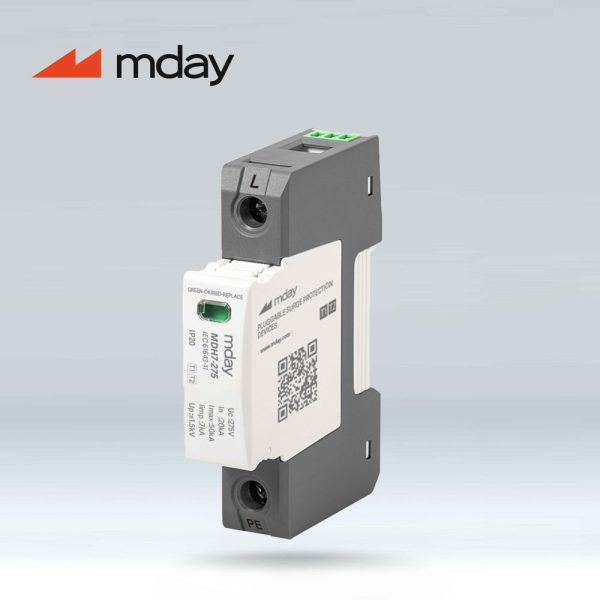 سرج ارستر 50 کیلوآمپر، 440 ولت، 1 پل، برند Mday، مدل MDH7-AC-1P - تصویر 2