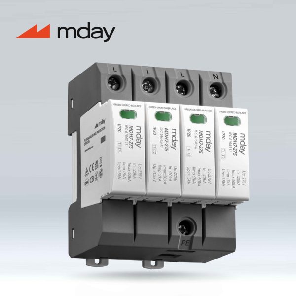 سرج ارستر 50 کیلوآمپر، 320 ولت، 4 پل، برند Mday، مدل MDH7-AC-4P - تصویر 3