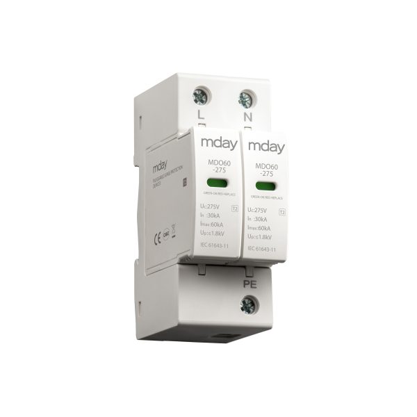 سرج ارستر 60 کیلوآمپر، 385 ولت، 2 پل، برند Mday، مدل MDO60-AC-2P - تصویر 3