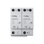 سرج ارستر 25 کیلوآمپر، 320 ولت، 2 پل، برند Mday، مدل MYCH25-AC-1P+NPE