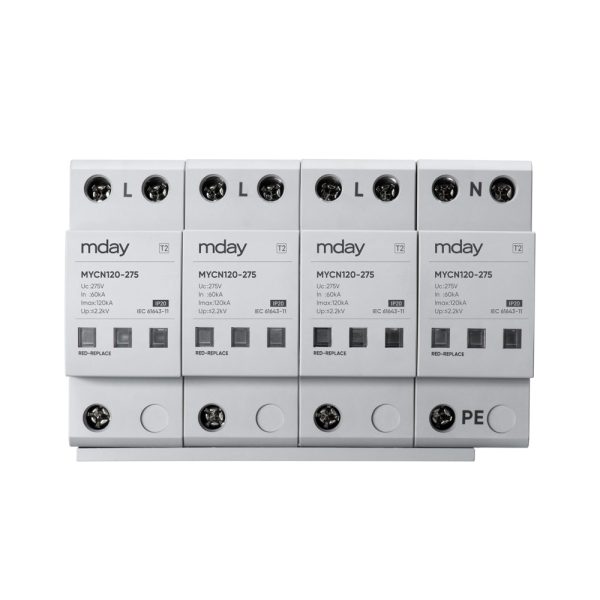 سرج ارستر 120 کیلوآمپر، 385 ولت، 4 پل، برند Mday، مدل MYCN120-AC-4P