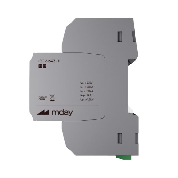 سرج ارستر 20 کیلوآمپر، 440 ولت، 1 پل، برند Mday، مدل MYN20-AC-1P - تصویر 2