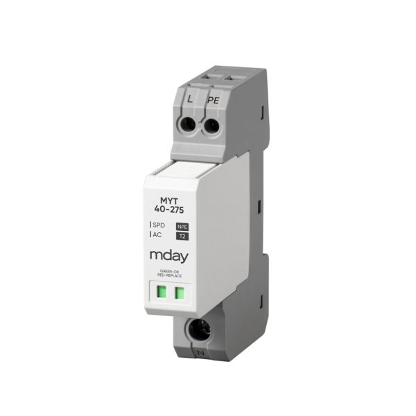 سرج ارستر 40 کیلوآمپر، 440 ولت، 2 پل، برند Mday، مدل MYT40-AC-1P+NPE - تصویر 4
