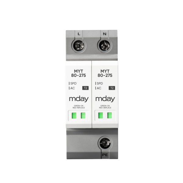 سرج ارستر 80 کیلوآمپر، 320 ولت، 2 پل، برند Mday، مدل MYT80-AC-2P